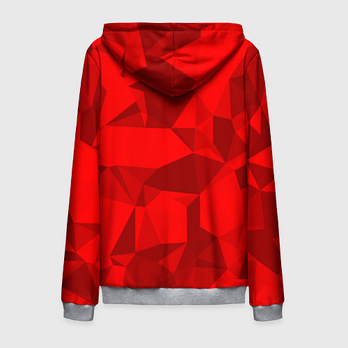 Мужская толстовка на молнии Citroёn - logo / 3D-Меланж – фото 2