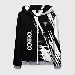 Мужская толстовка на молнии Control Logo