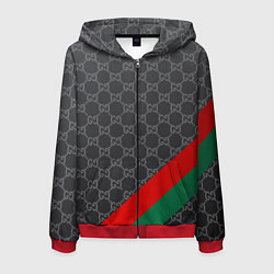 Мужская толстовка на молнии В стиле gucci