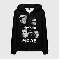 Мужская толстовка на молнии Depeche Mode portrait