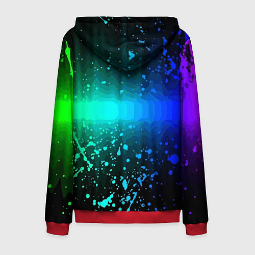 Мужская толстовка на молнии BMW M Performance / 3D-Красный – фото 2