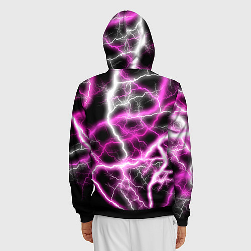 Мужская толстовка на молнии Драгон Бол Гоку Блек Dragon Ball / 3D-Черный – фото 4