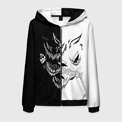 Мужская толстовка на молнии Drain Face ZXC