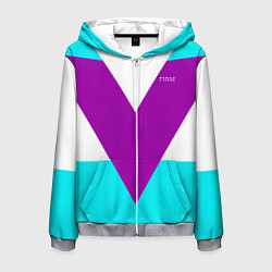 Мужская толстовка на молнии В ретро стиле FIRM