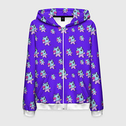 Мужская толстовка на молнии BT21 Mang pattern BTS