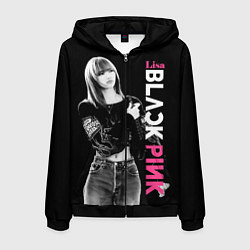 Мужская толстовка на молнии Blackpink Beautiful Lisa