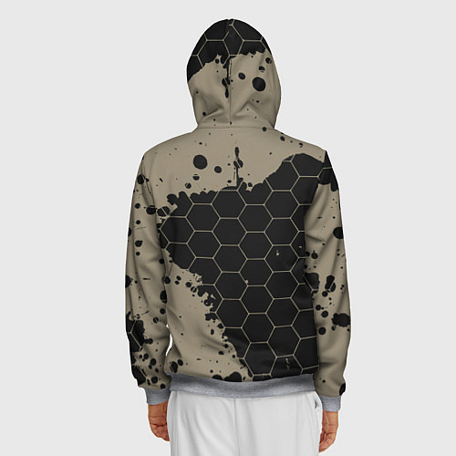 Мужская толстовка на молнии Gaimin Gladiators форма / 3D-Меланж – фото 4