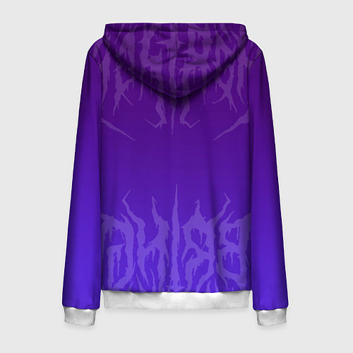 Мужская толстовка на молнии Bring Me The Horizon Lettering / 3D-Белый – фото 2
