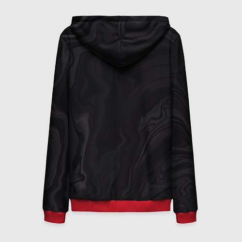 Мужская толстовка на молнии Виртуальный мир / 3D-Красный – фото 2