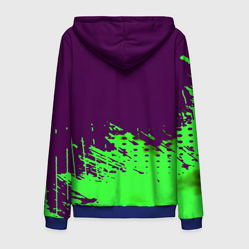 Мужская толстовка на молнии Monster energy taurin / 3D-Синий – фото 2