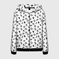 Мужская толстовка на молнии Призрачный узор