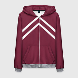 Толстовка 3D на молнии мужская Бордовая кофта костюм Марата - слово пацана сериал, цвет: 3D-меланж