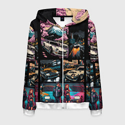 Мужская толстовка на молнии Japanese jdm art