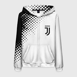 Мужская толстовка на молнии Juventus sport black geometry