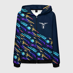 Мужская толстовка на молнии Lazio градиентные мячи