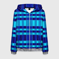 Мужская толстовка на молнии Полосный паттерн