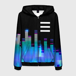 Мужская толстовка на молнии OneRepublic эквалайзер