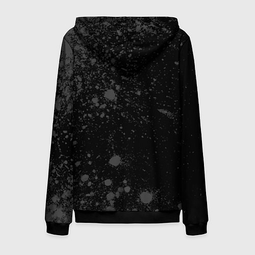 Мужская толстовка на молнии Galatasaray sport на темном фоне по-вертикали / 3D-Черный – фото 2