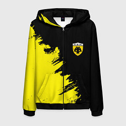 Мужская толстовка на молнии AEK sport color yellow