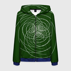 Мужская толстовка на молнии Контурные вихри