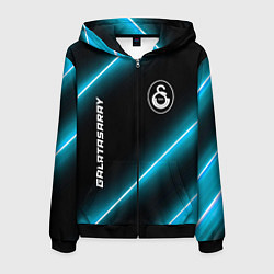 Мужская толстовка на молнии Galatasaray неоновые лампы