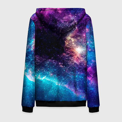 Мужская толстовка на молнии Black Clover space anime / 3D-Черный – фото 2