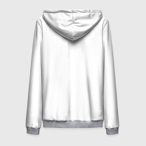 Мужская толстовка на молнии Красные абстрактные легкие / 3D-Меланж – фото 2