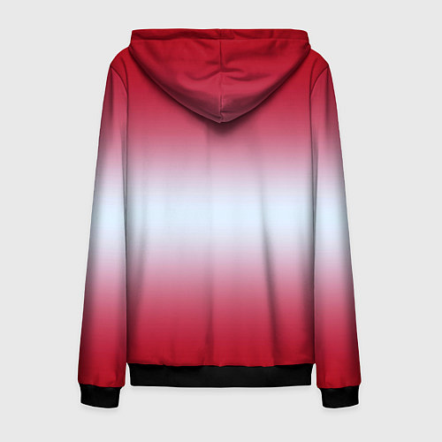 Мужская толстовка на молнии Gradient color / 3D-Черный – фото 2