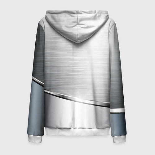 Мужская толстовка на молнии Toyota metalic brend / 3D-Белый – фото 2