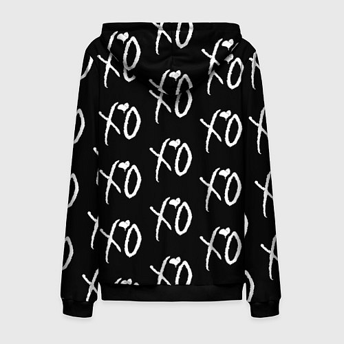 Мужская толстовка на молнии The Weeknd XO / 3D-Черный – фото 2