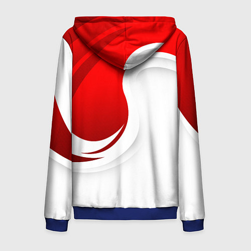 Мужская толстовка на молнии Assassins creed - shadows / 3D-Синий – фото 2