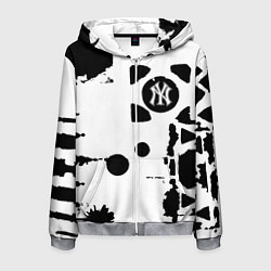 Мужская толстовка на молнии New York yankees - baseball team pattern