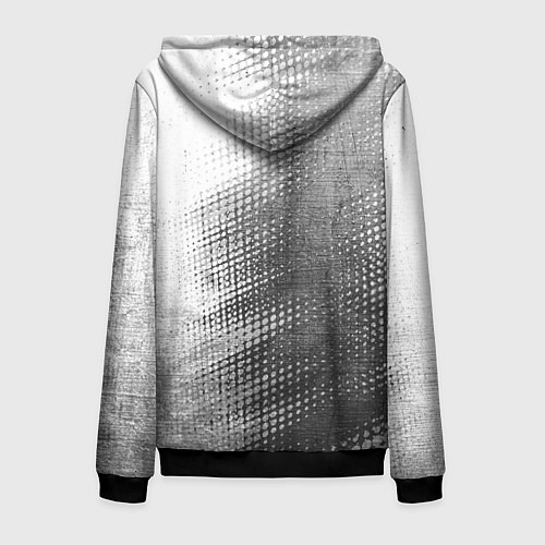 Мужская толстовка на молнии Code Geass - grey gradient по-вертикали / 3D-Черный – фото 2