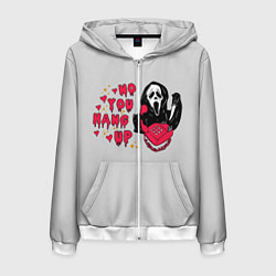 Мужская толстовка на молнии Крик призрачный разговор