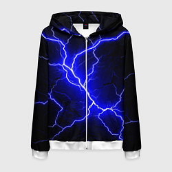 Мужская толстовка на молнии Color blue black