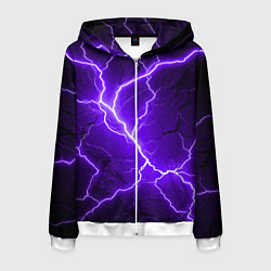 Мужская толстовка на молнии Color purple black