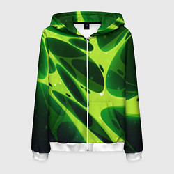 Мужская толстовка на молнии Color green light green