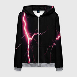 Мужская толстовка на молнии Lightning pink