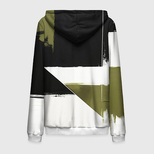 Мужская толстовка на молнии Ford эмблема / 3D-Белый – фото 2