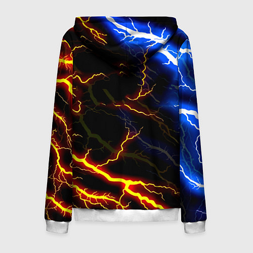 Мужская толстовка на молнии Liverpool storm / 3D-Белый – фото 2