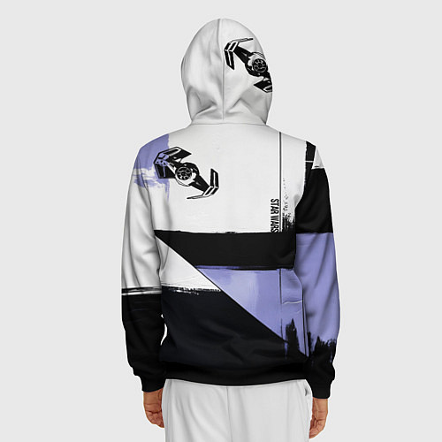 Мужская толстовка на молнии Дарт Вейдер Звездные войны / 3D-Черный – фото 4