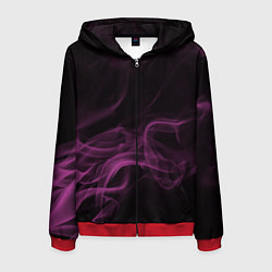 Мужская толстовка на молнии Color smoke pink