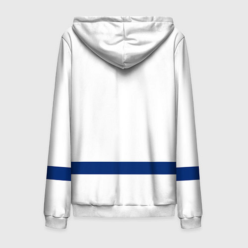 Мужская толстовка на молнии Торонто Мейпл Лифс - хоккейная команда / 3D-Белый – фото 2