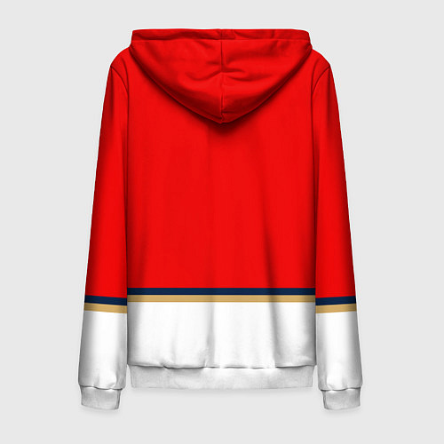 Мужская толстовка на молнии Флорида Пантерз хоккей / 3D-Белый – фото 2