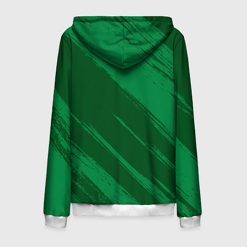 Мужская толстовка на молнии Boston Celtics NBA basketball / 3D-Белый – фото 2