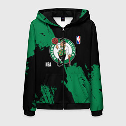 Мужская толстовка на молнии Бостон Селтикс баскетбольный клуб