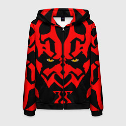 Мужская толстовка на молнии Лицо Дарт Мола