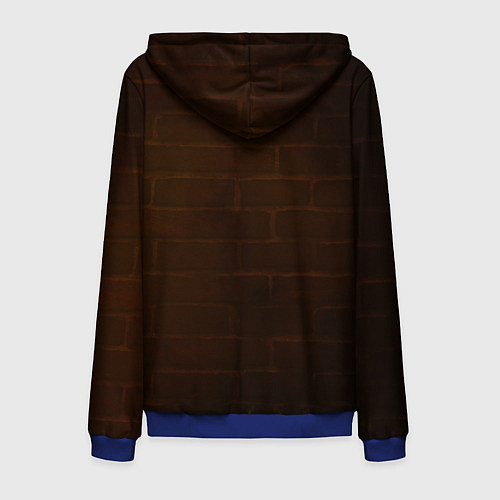 Мужская толстовка на молнии Ху Тао и Сяо пейринг / 3D-Синий – фото 2