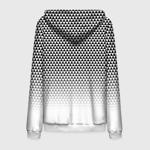 Мужская толстовка на молнии Сент Луис Блюз - белый градиент / 3D-Белый – фото 2