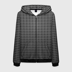 Мужская толстовка на молнии Стальная кольчуга воинов